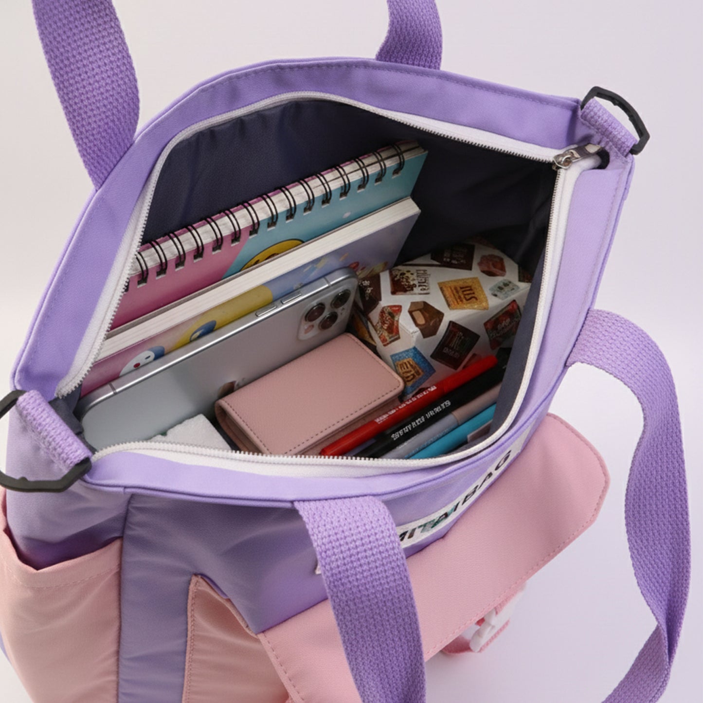 Stylish Multi-Pocket Tote Sling Bag for Women (1 Pc) - Happy Price - Image 4