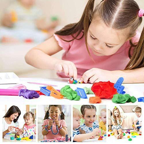Non-toxic Creative 100 Dough Clay 5 Different Colors (Pack Of 5 Pcs) - Happy Price - Image 2