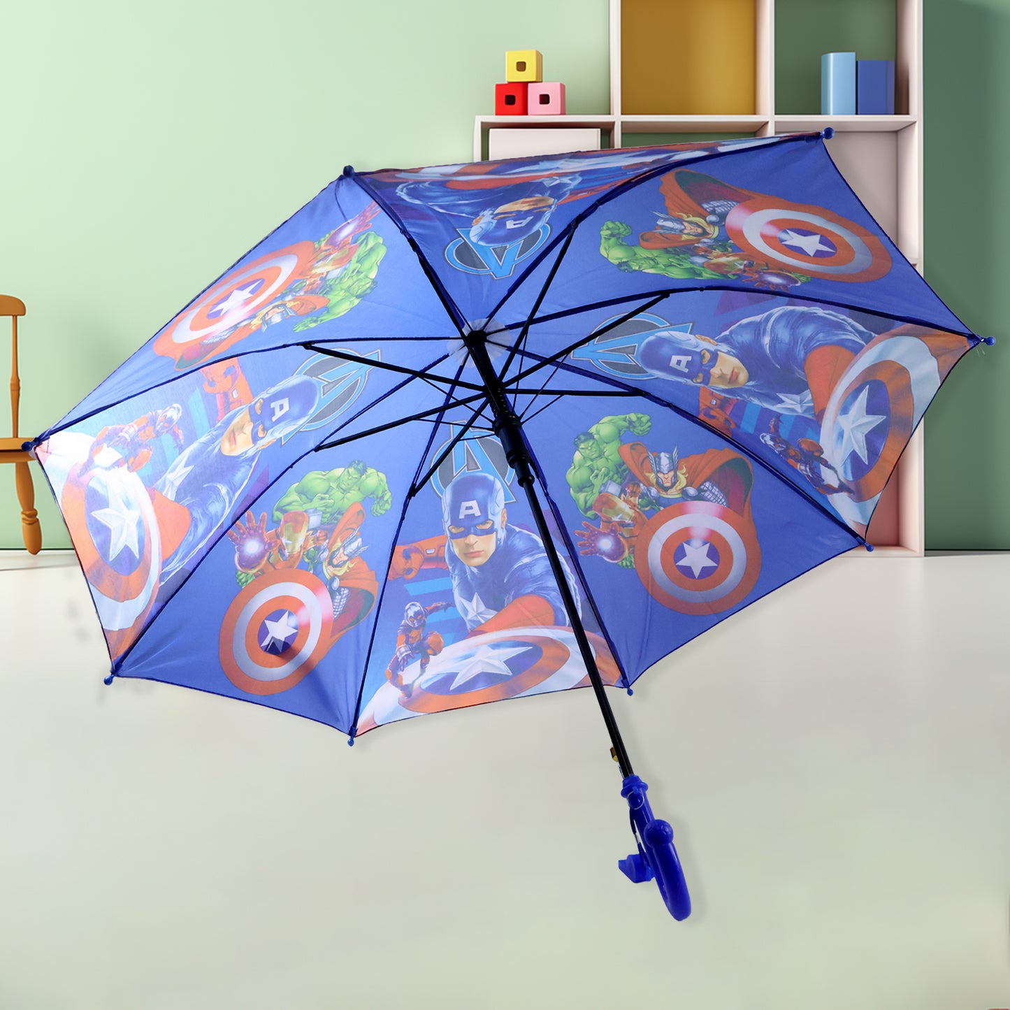 Umbrella With Handle And Lightweight Safety Round Plastic Cap - Happy Price - Image 2