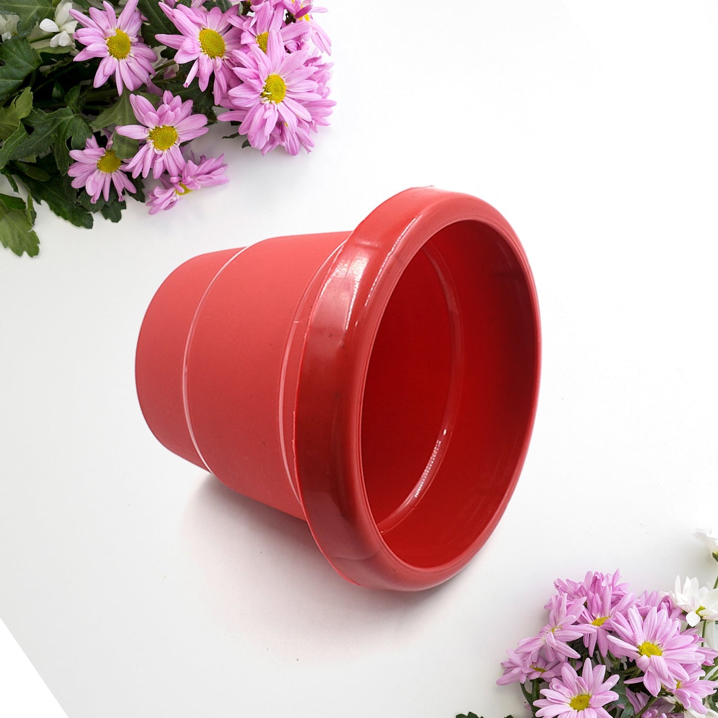 0745 Plastic Heavy Duty Plant Container Potgamla For Indoor Home Decor  Outdoor Balcony Garden 13cm (Pack Of 1 Pc) - Happy Price - Image 2