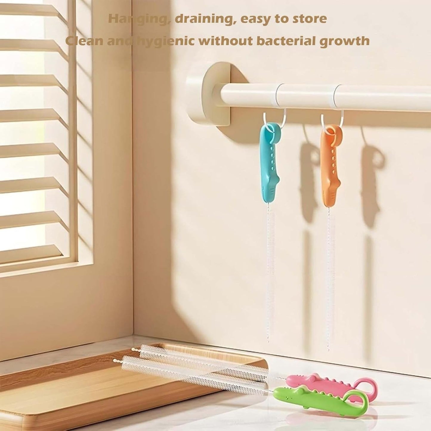 Long Bottle Spout Cleaning Brush for Narrow Tubes (1 Pc, 22 Cm) - Happy Price - Image 5