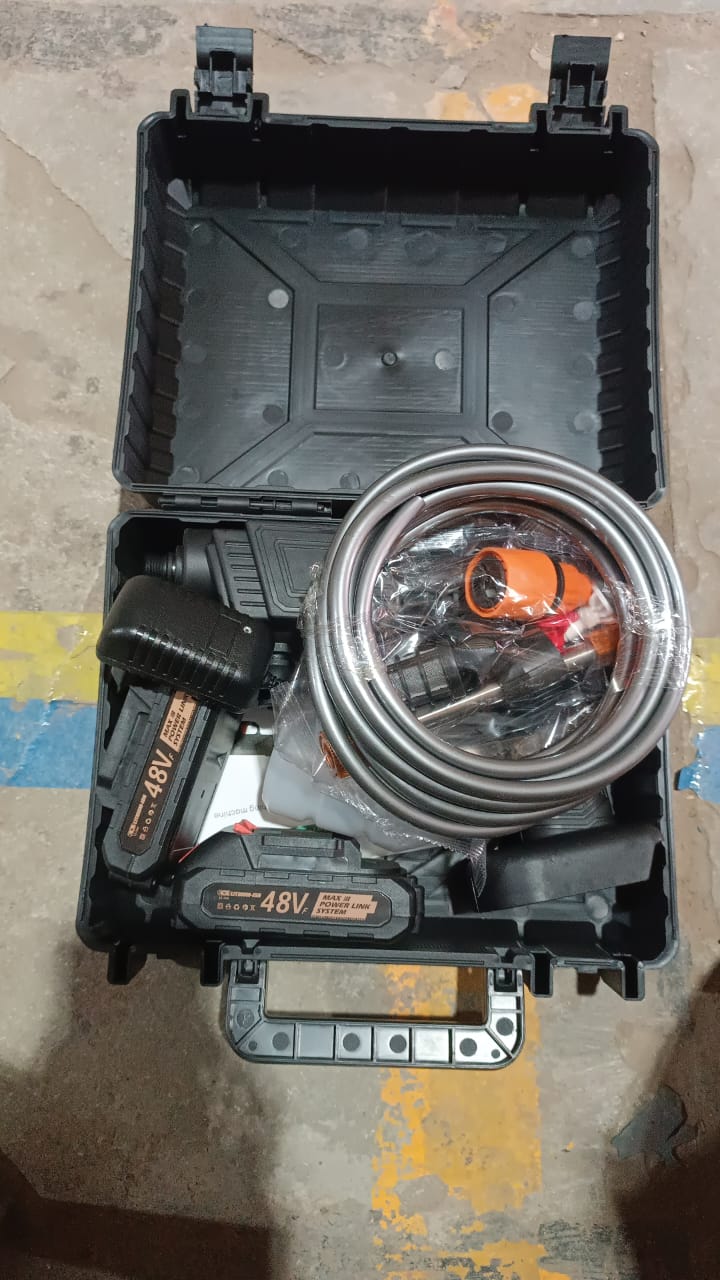 48v Double Battery Car  Washer Gun With 12.6v Charger - Happy Price - Image 7