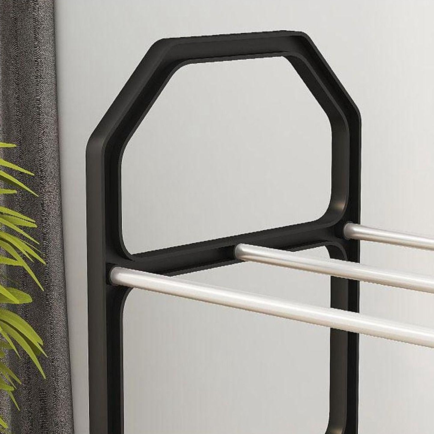 4-Tier Folding Shoe Rack Organizer - Space-Saving Home Storage (1 Pc) - Happy Price - Image 6