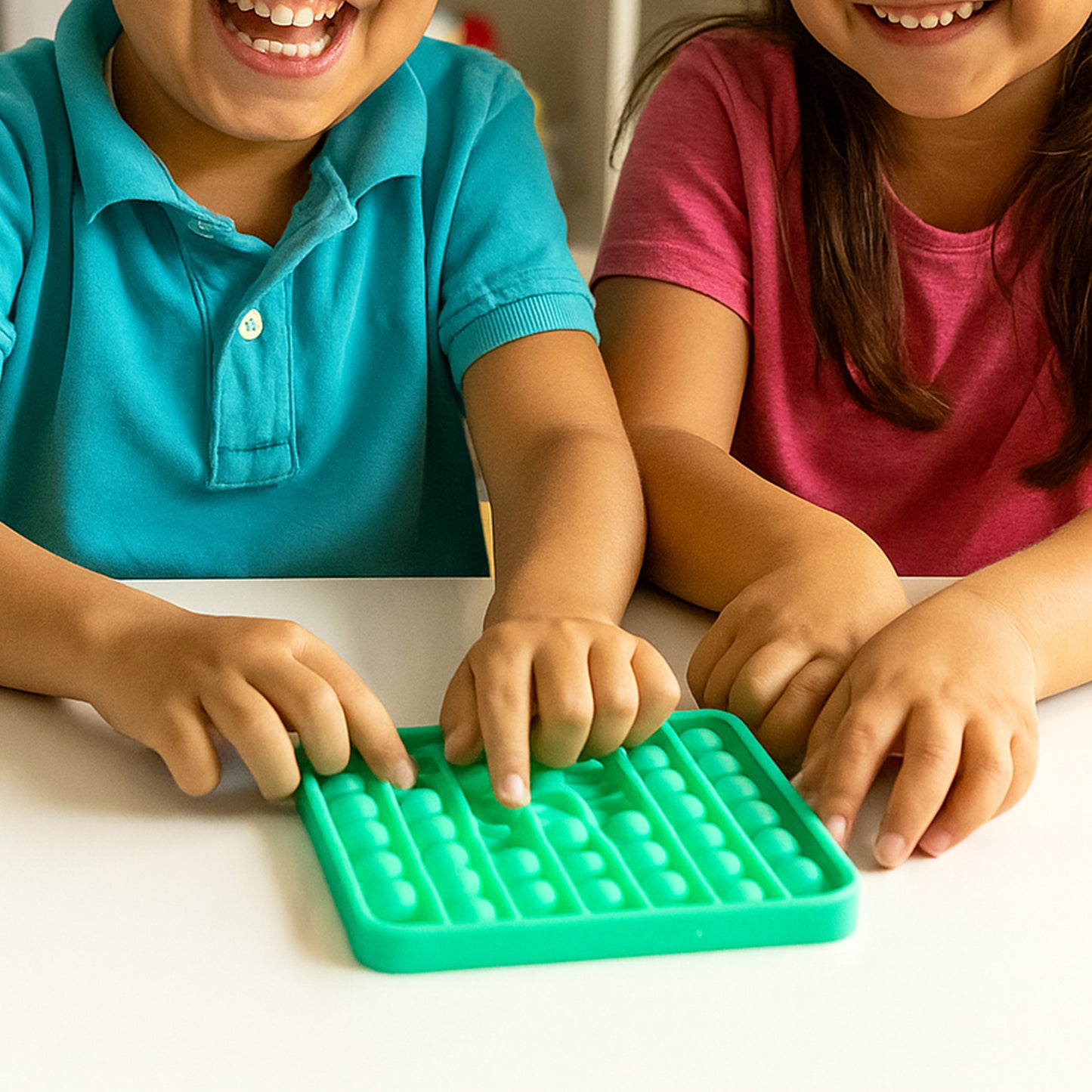 Square Silicone Pop It Fidget Toy for Stress Relief - 1 Pc - Happy Price - Image 5