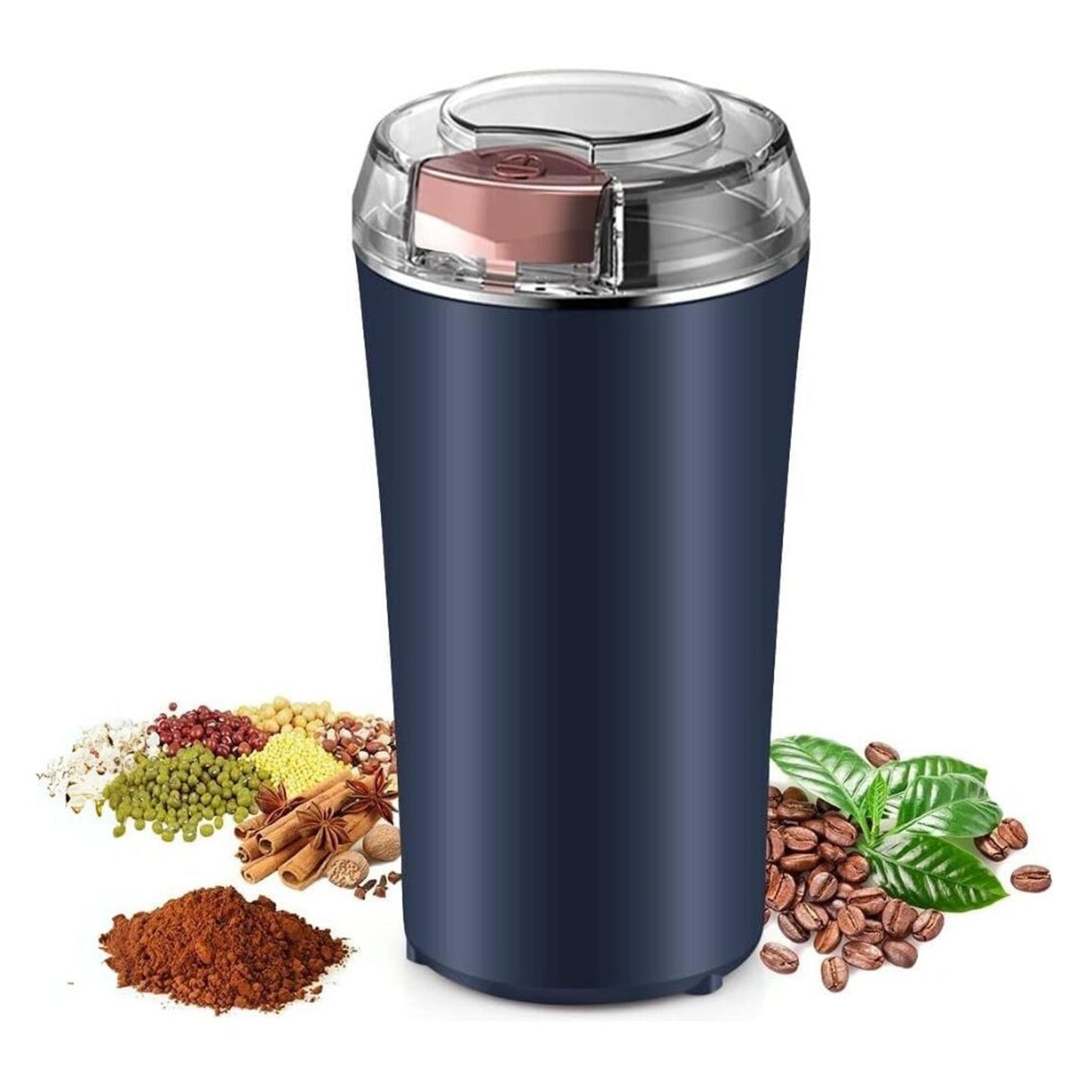 Stainless Steel Electric Coffee Grinder 300W with Multi Blades - Happy Price - Image 4