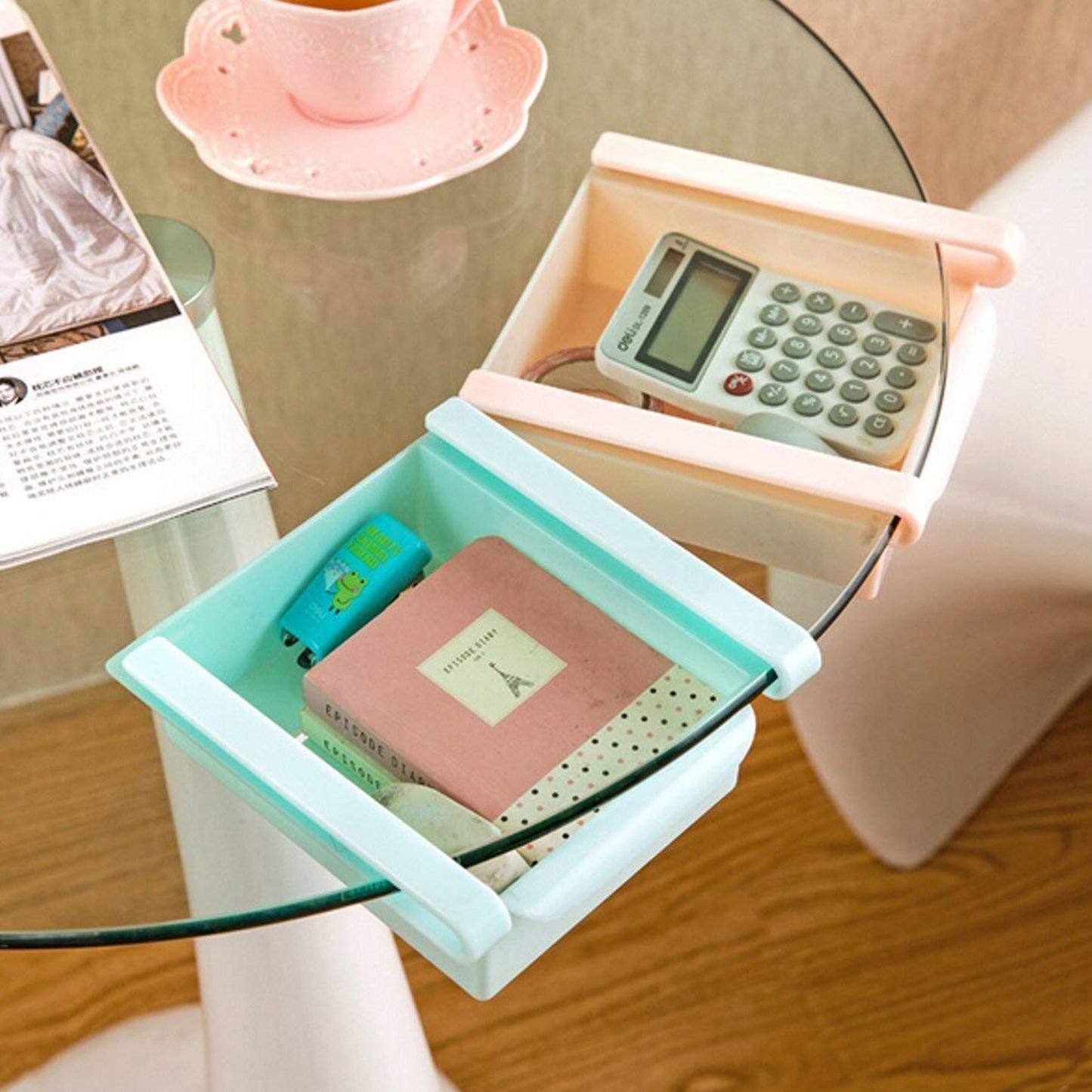 Adjustable Sliding Refrigerator Storage Basket (1 Pc) - Happy Price - Image 5