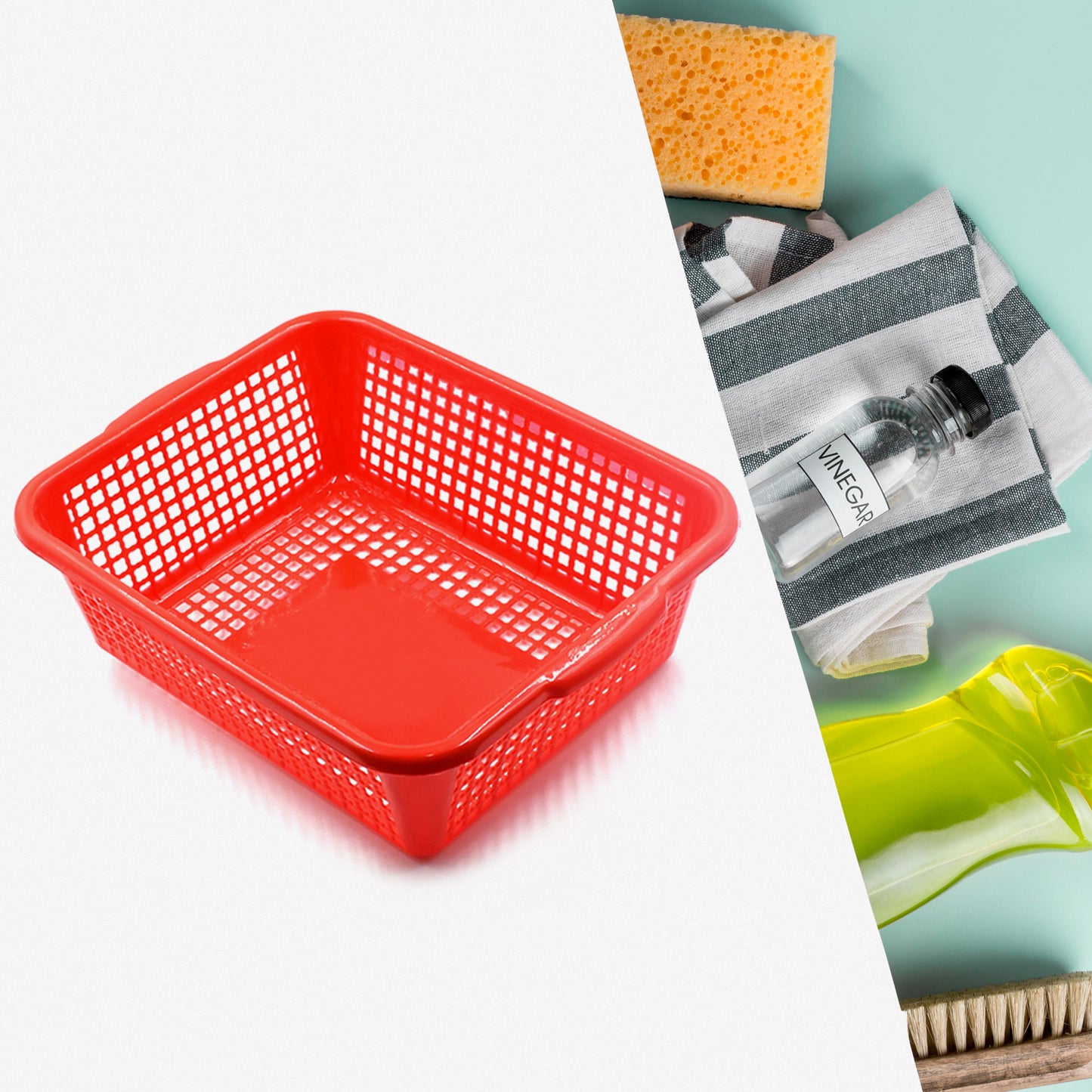 Plastic Kitchen Small Size Vegetables And Fruits Washing Basket Dish Rack Multipurpose Organizers - Happy Price - Image 3