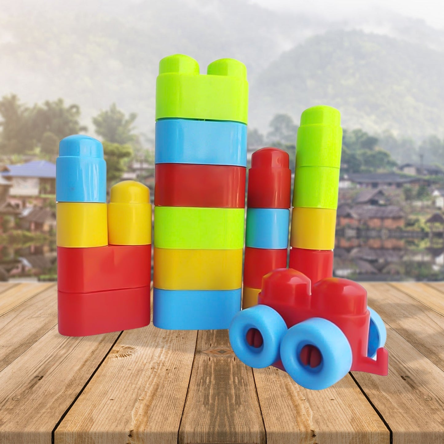 Bricks Blocks Building Toy  (88 Pcs Building Blocks) - Happy Price - Image 4