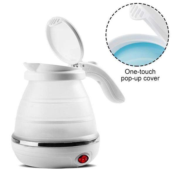 Silicone Foldable Collapsible Electric Water Kettle Camping  Boiler - Happy Price - Image 5