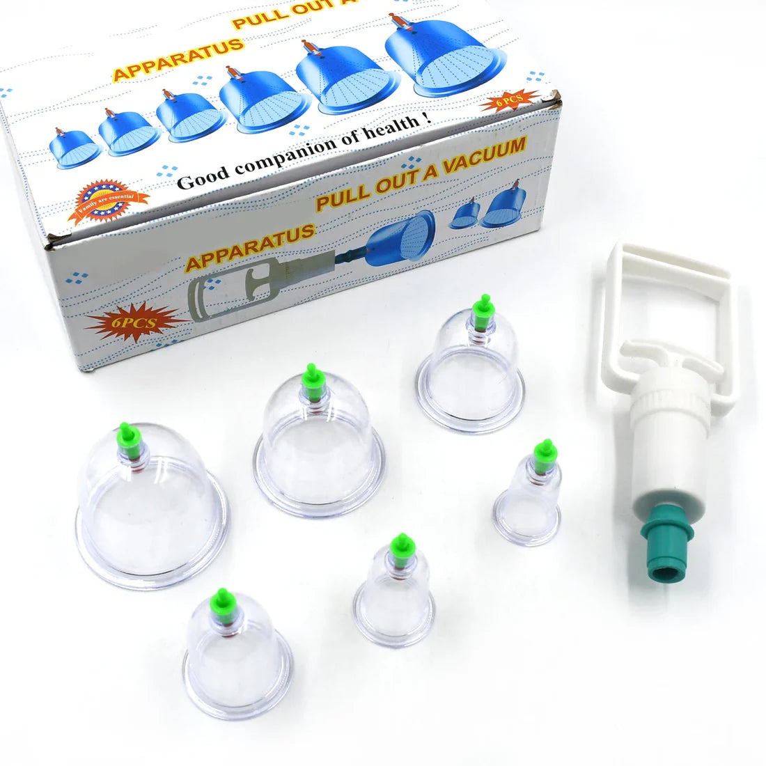 Vacuum Cupping Therapy Set - 6 Piece Kit for Muscle Relaxation - Happy Price - Image 5