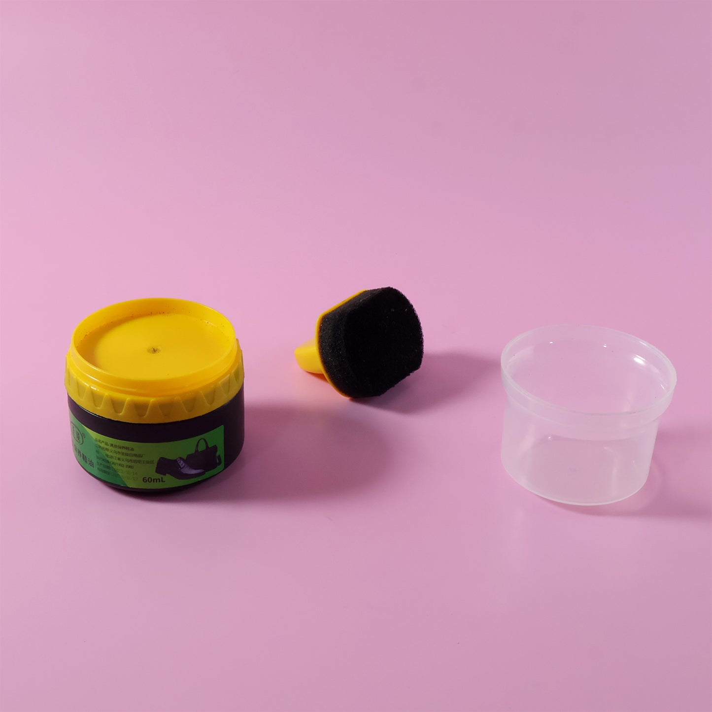 Black Shoe Polish Cream with Sponge Applicator - 60 ML for Instant Shine - Happy Price - Image 6
