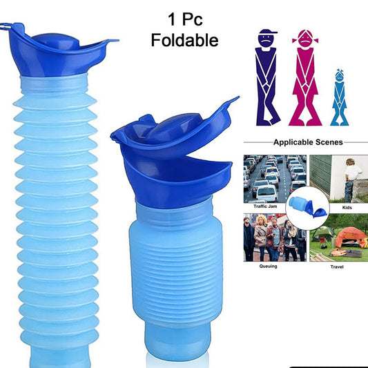 Urinal Foldable Portable Wee Bottle (750 Ml  1 Pc) - Happy Price - Image 1
