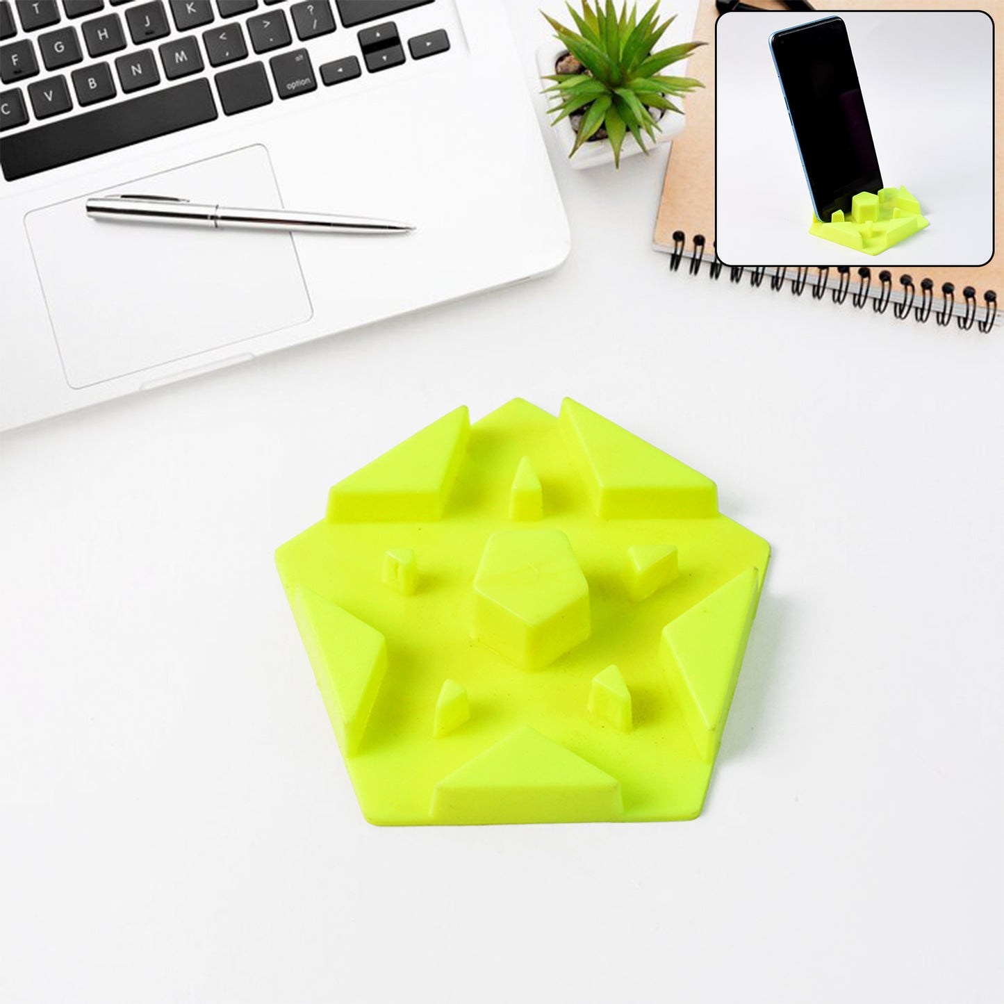 Adjustable Plastic Phone Stand Holder (1 Pc, Assorted Colors) - Happy Price - Image 3