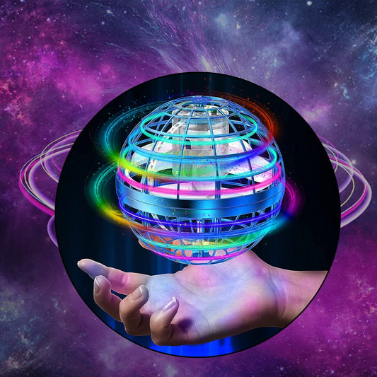 Flying Ball Toys Usb Rechargeable Built-in Rgb Lights 360rotating Magic Controller Flying Orb Ball Boomerang Mini Pro Spinner Blastoise Toys - Happy Price - Image 1