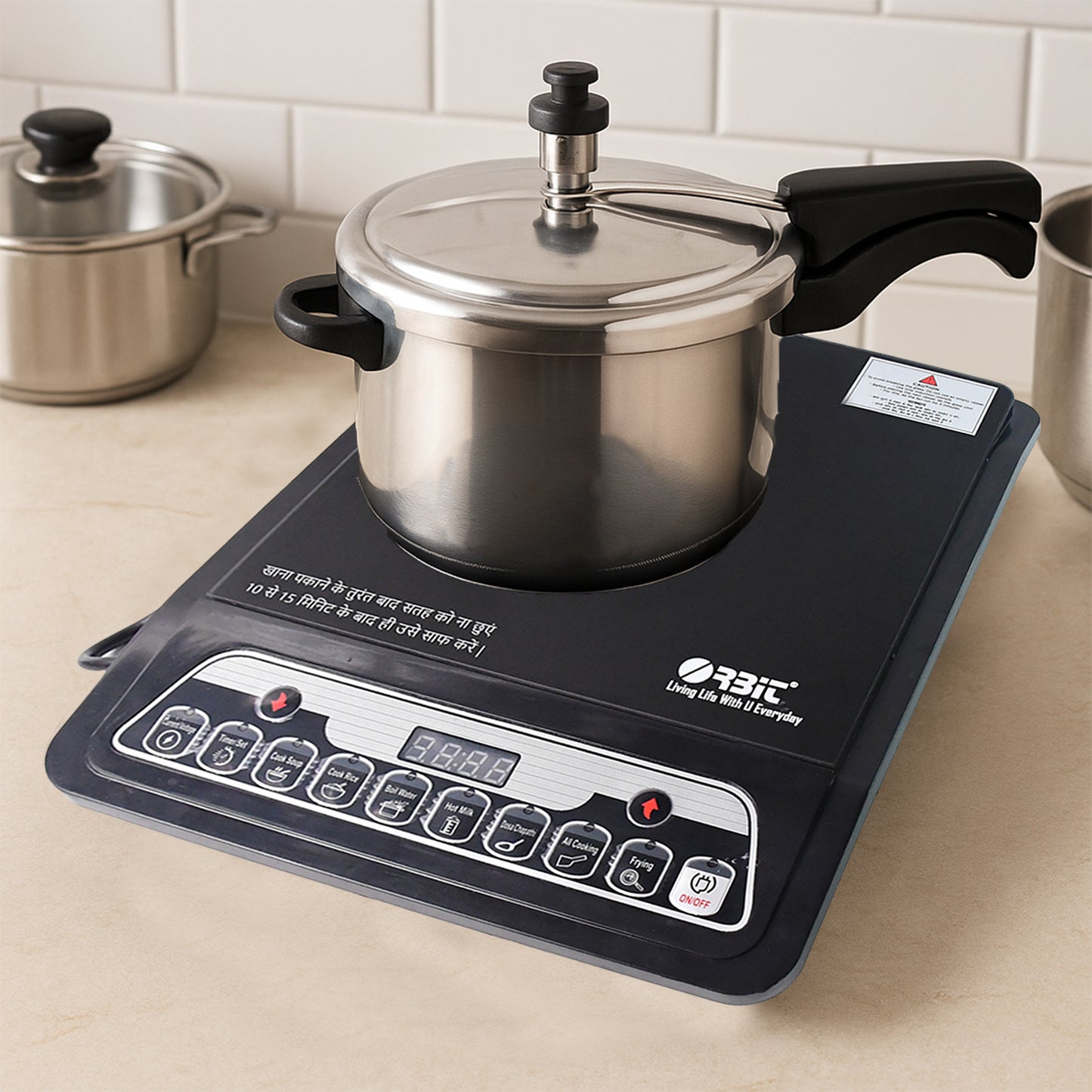 2000W Digital Induction Cooker with Touch Control & LED Display - 1 Pc - Happy Price - Image 4