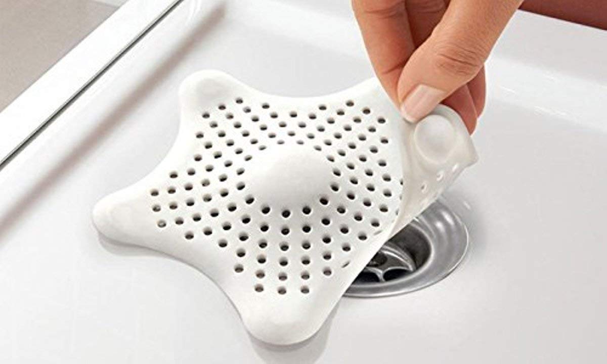 Silicone Star Shaped Sink Filter Bathroom Hair Catcher Drain Strainers For Basin - Happy Price - Image 1