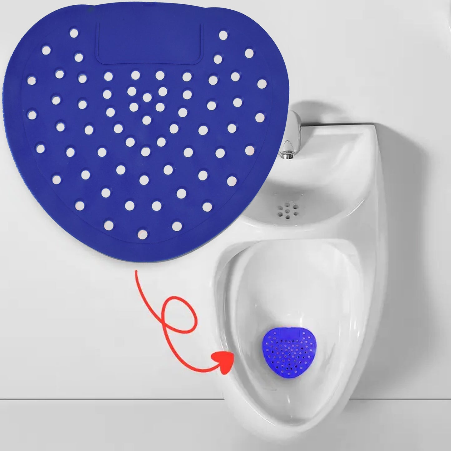 Urinal Screen Deodorizer Scented Urinal Screen Lasting Fragrance Silicone Clean Descaling ( 1 Pc ) - Happy Price - Image 3