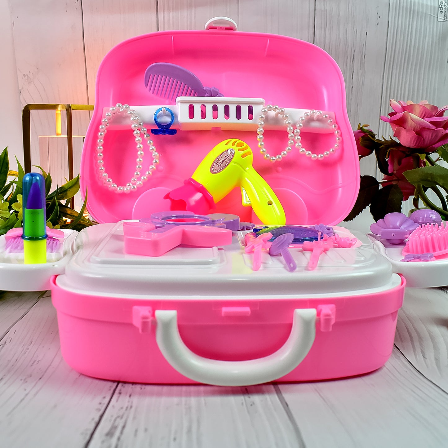 Beauty Make Up Case And Cosmetic Set - Happy Price - Image 4