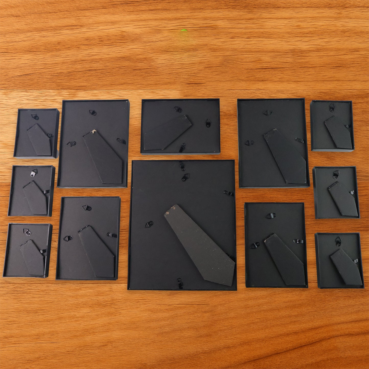 Premium Black Photo Frame Set 12 Pcs Wall Hanging Gallery Frames - Happy Price - Image 3