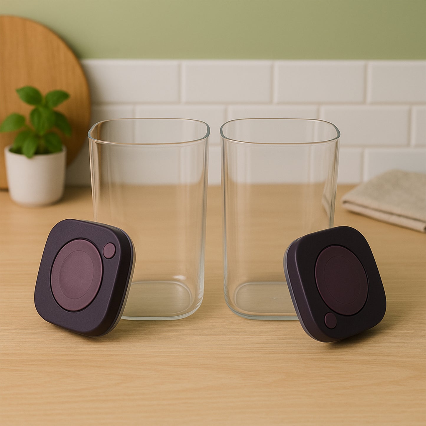 Supermom Airtight Kitchen Storage Containers (2 Pc Set  1200ml) - Happy Price - Image 6