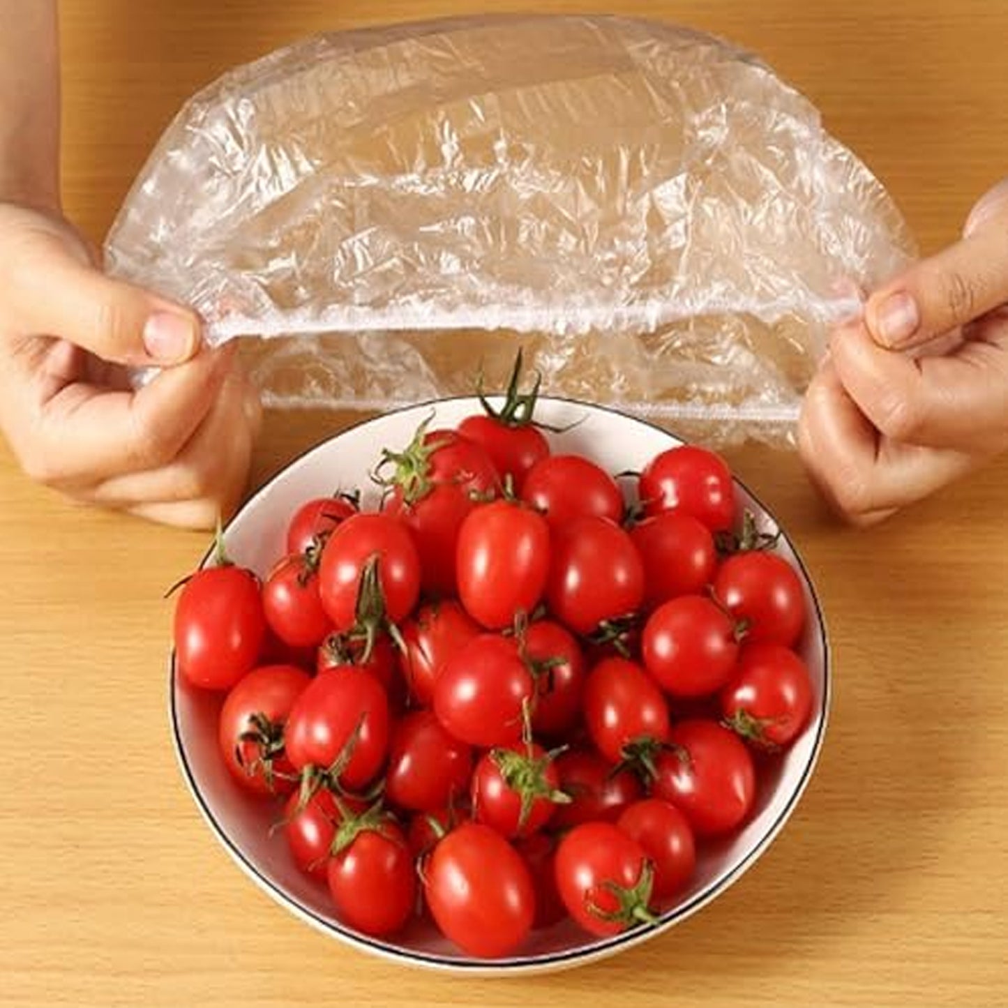 Disposable Elastic Food Storage Covers Bag (100 Pcs Set  Big) - Happy Price - Image 3