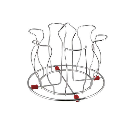 Stainless Steel Stemware Rack - Wall Mount Glass Holder for Kitchen & Bar - Happy Price - Image 1