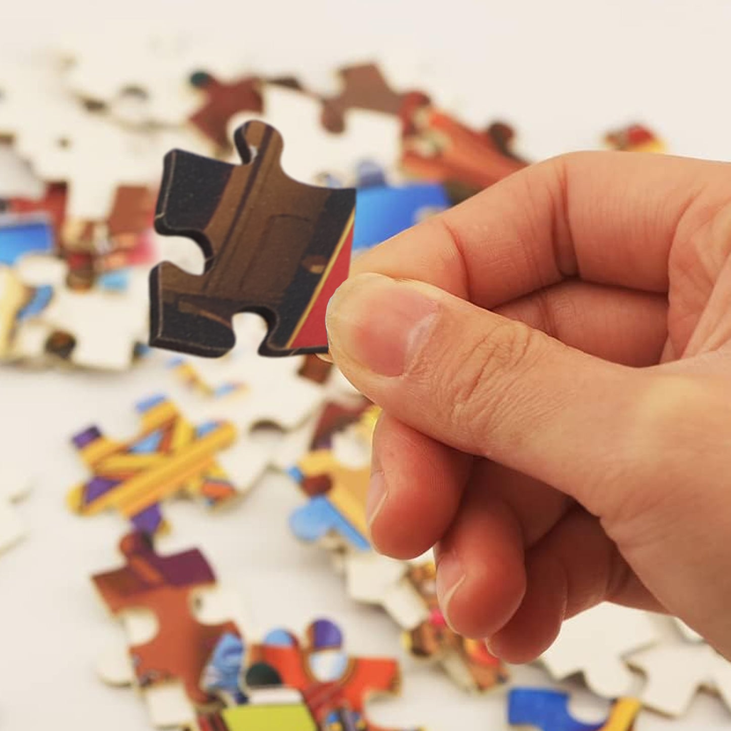 Kids Cartoon Jigsaw Puzzle - 1 Pc Mobile Shape Educational Toy - Happy Price - Image 5