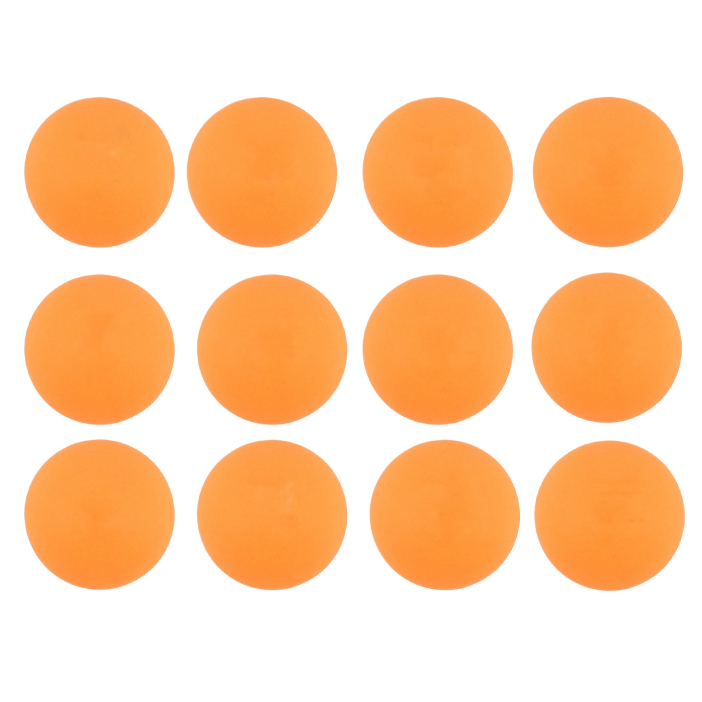 Konex Star Table Tennis Balls - 12 Pcs Set, 40mm Orange ABS Plastic - Happy Price - Image 2