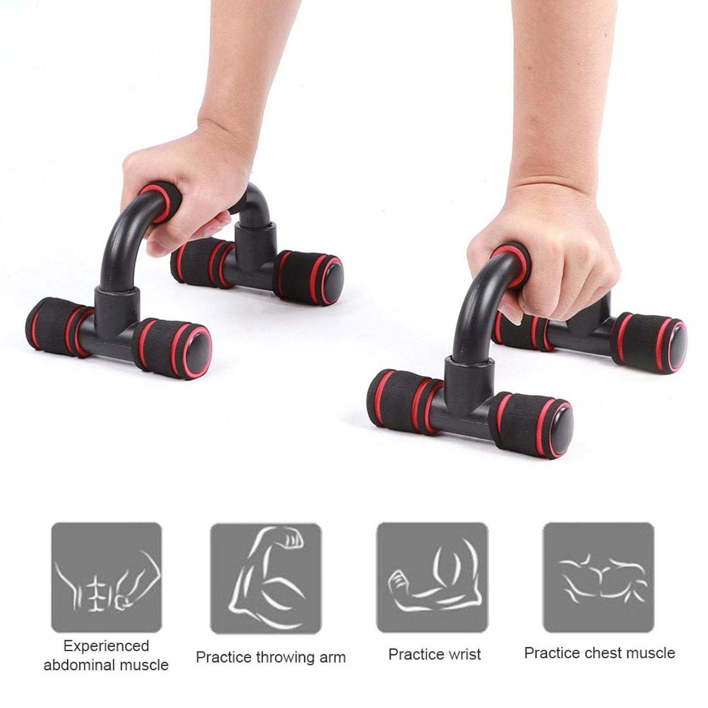 Durable Push-Up Stands for Home Workouts (Set of 2 Pcs) - Happy Price - Image 6