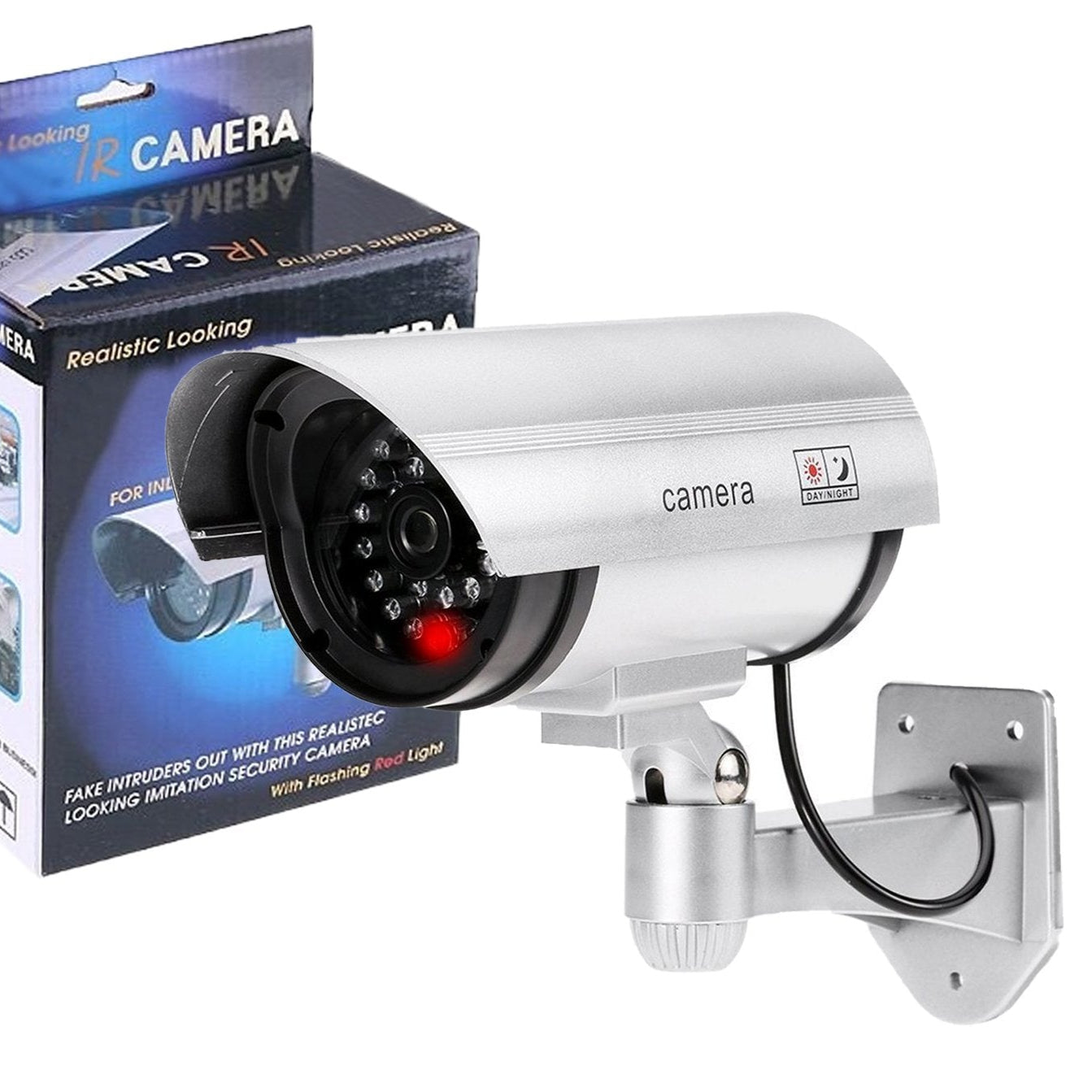 Wireless Security Cctv False Outdoor Fake Dummy Piece Ir Camera - Happy Price - Image 1