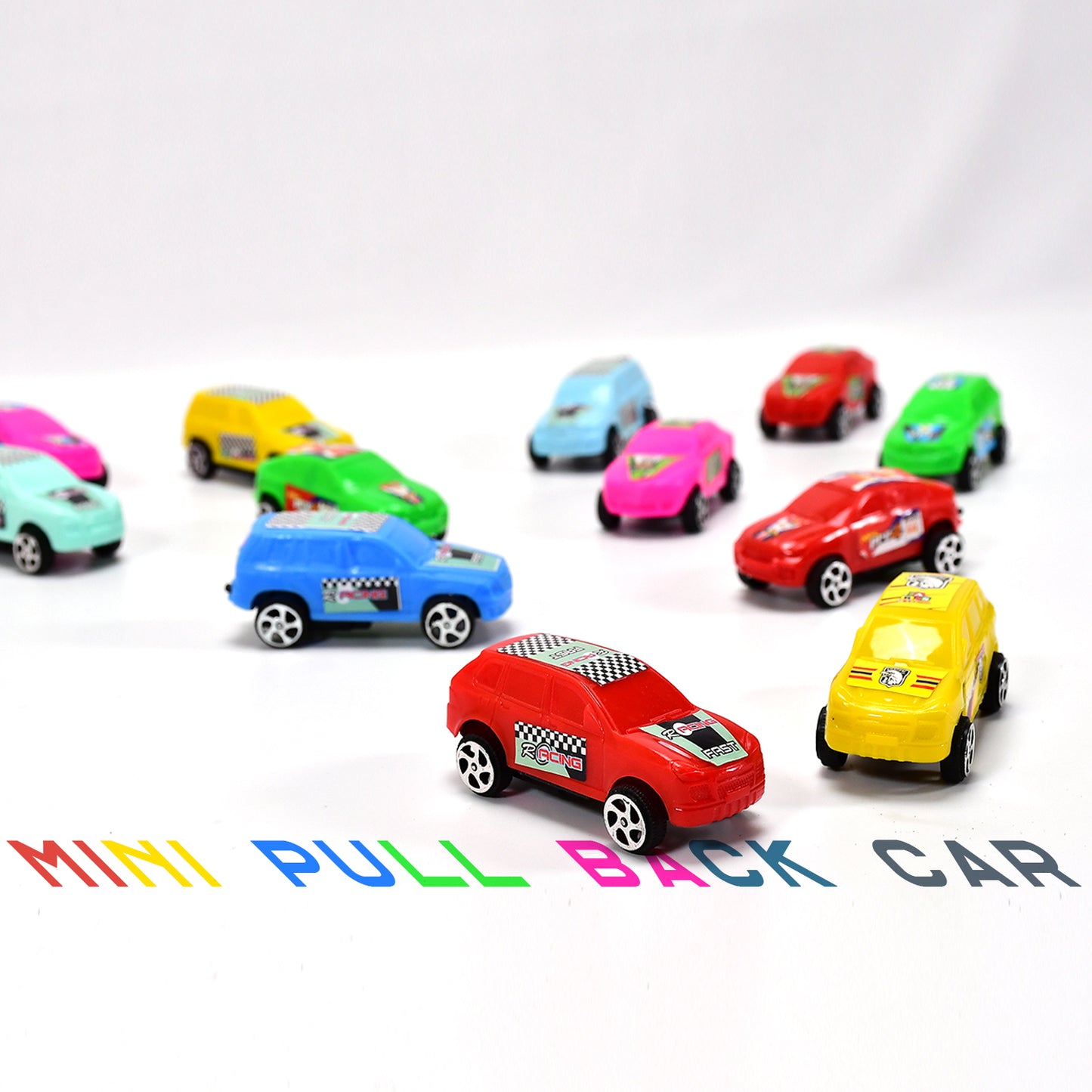 Super City Car Racer Toy For Boys And Girls Pull Push Vehicle Car (Set Of 12pcs)  (Multicolor) - Happy Price - Image 3