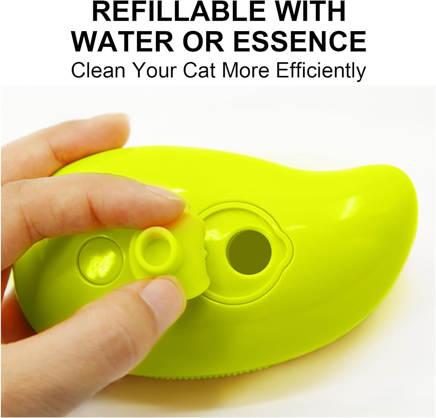 3 In1 Cat Steamy Brush Self Cleaning Steam Cat Brush Cat Steamer Brush For Massage Cat Grooming Brush Pet Hair Removal Comb For Cat And Dog For Removing Tangled And Loose Hair - Happy Price - Image 3