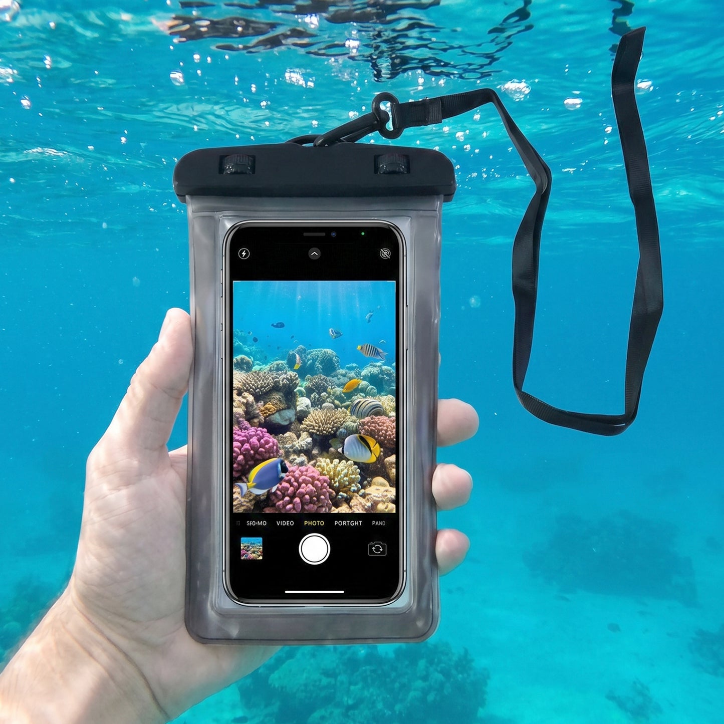 Waterproof Phone Pouch with Lanyard - 1 Pc Universal Sealed Case - Happy Price - Image 6
