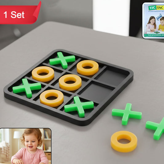 Classic Tic Tac Toe Board Game Set for Kids - 1 Set - Happy Price - Image 1