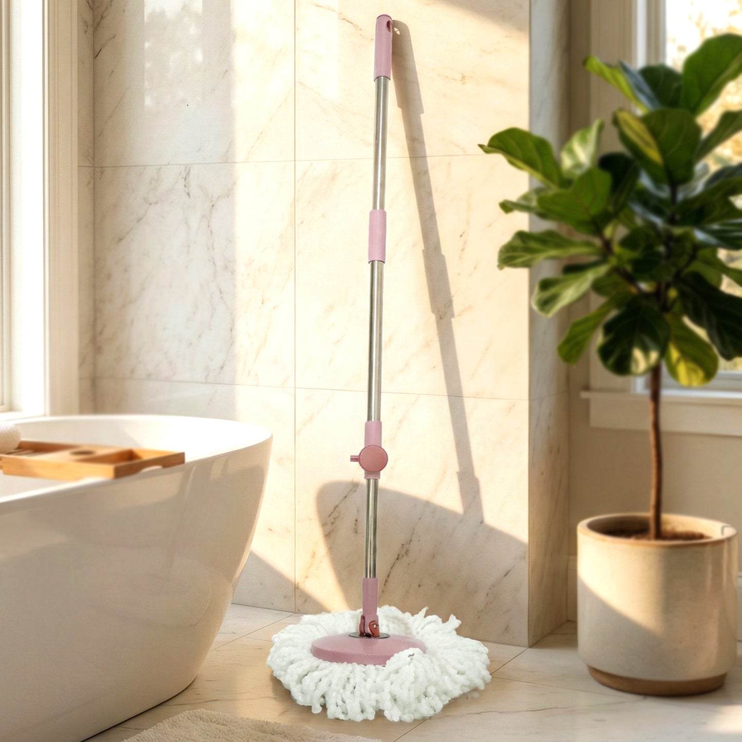 130 Cm Spin Mop Handle Pipe Set - Replacement Rod for Round Spin Mops - Happy Price - Image 2