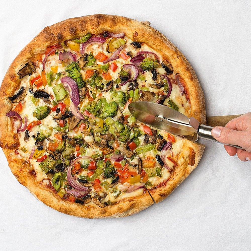 Stainless Steal Pizza Cutter Pastry Cutter Sandwiches Cutter - Happy Price - Image 3