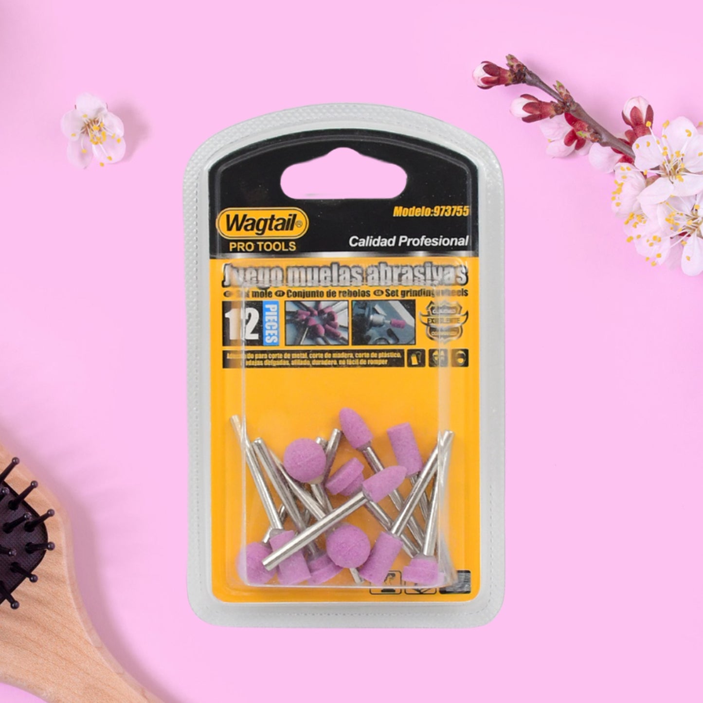 Grinding Wheels Head Grinding Head (Different Design  12 Pcs Set) - Happy Price - Image 4