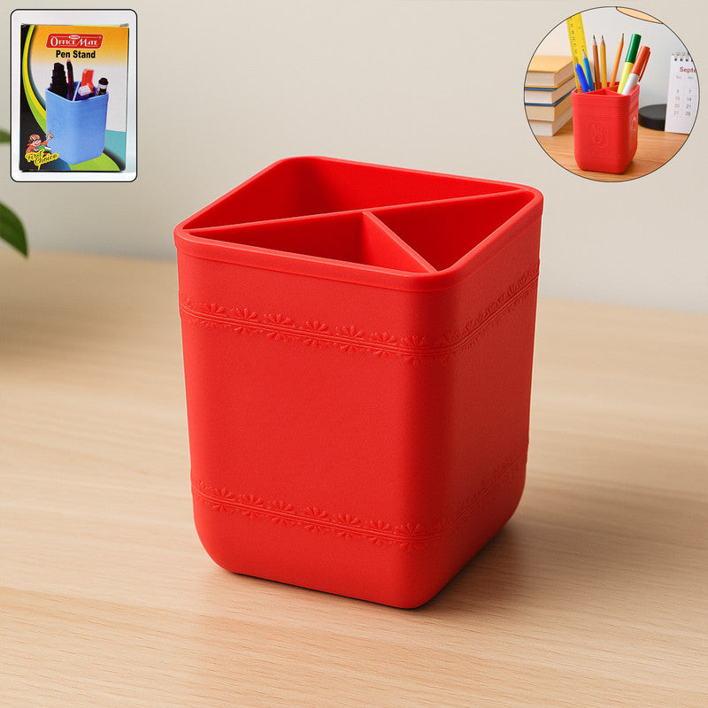 Officemate Tri-Section Desk Organizer for Pens & Stationery - 1 Pc - Happy Price - Image 2
