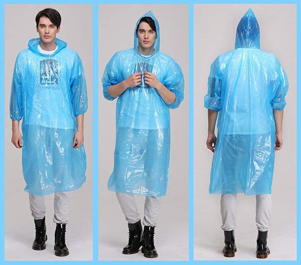 Pocket-Sized Reusable Raincoat - Free Size Waterproof Poncho - Happy Price - Image 2