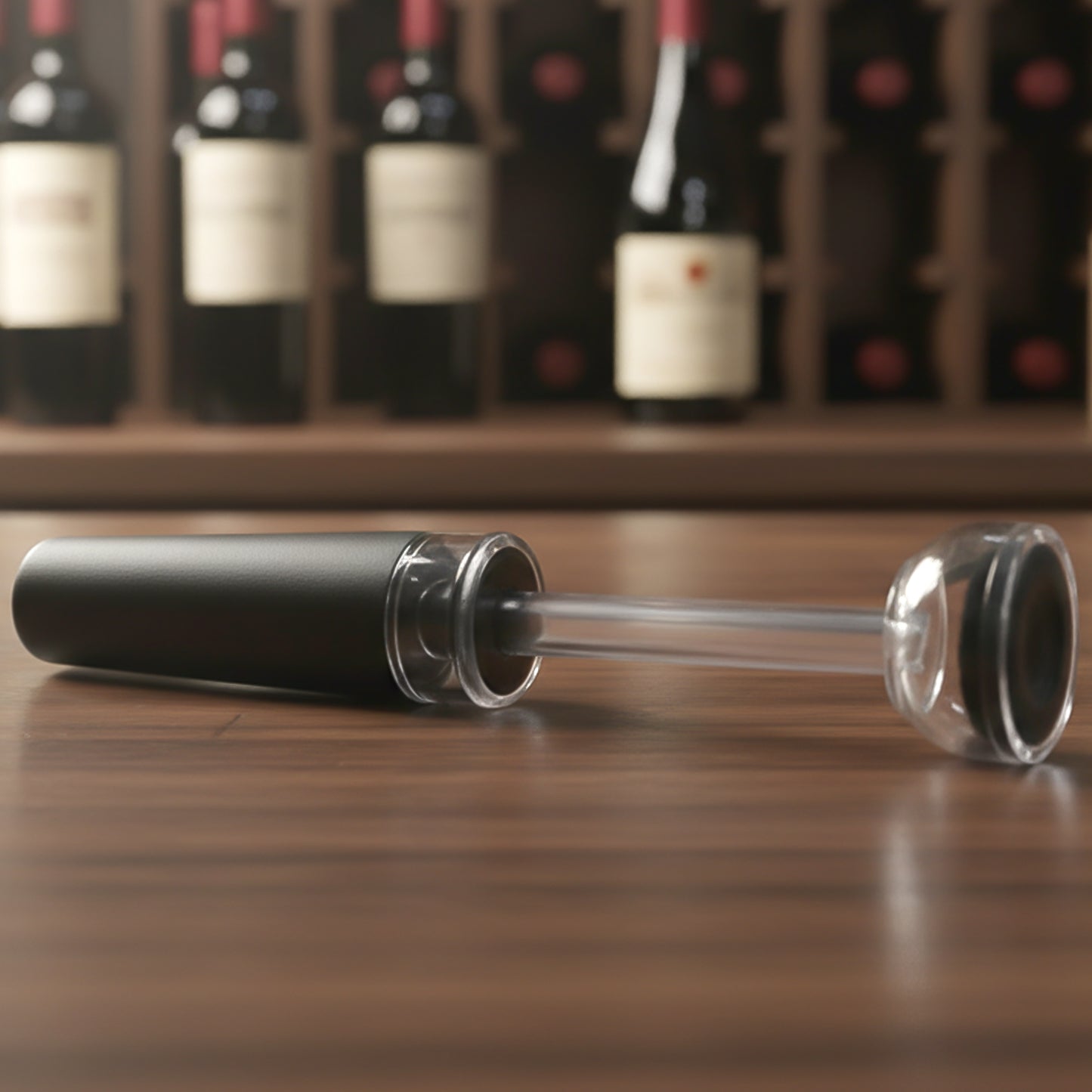 Wine Pourer and Vacuum Stopper Set - 2 Pc for Freshness - Happy Price - Image 6