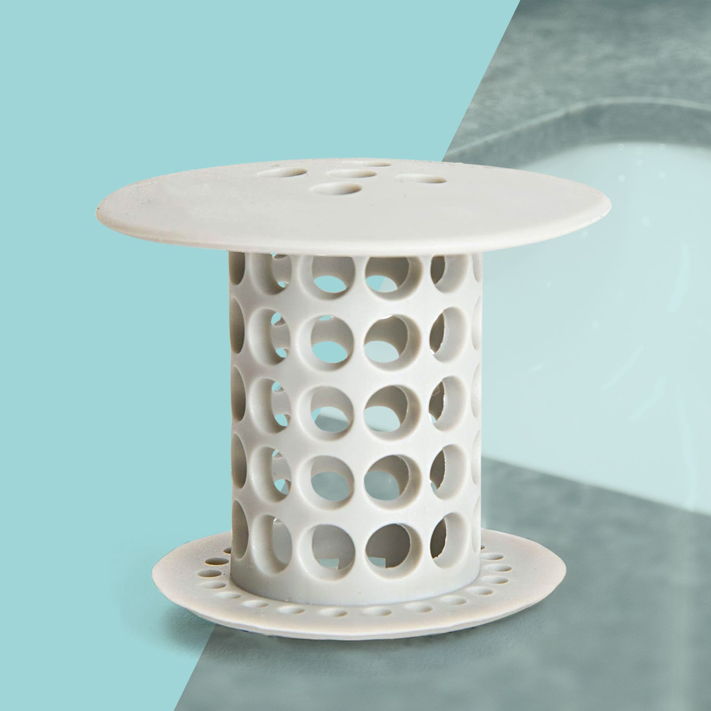 Universal Tub Drain Hair Catcher Strainer (1 Pc) - Happy Price - Image 2