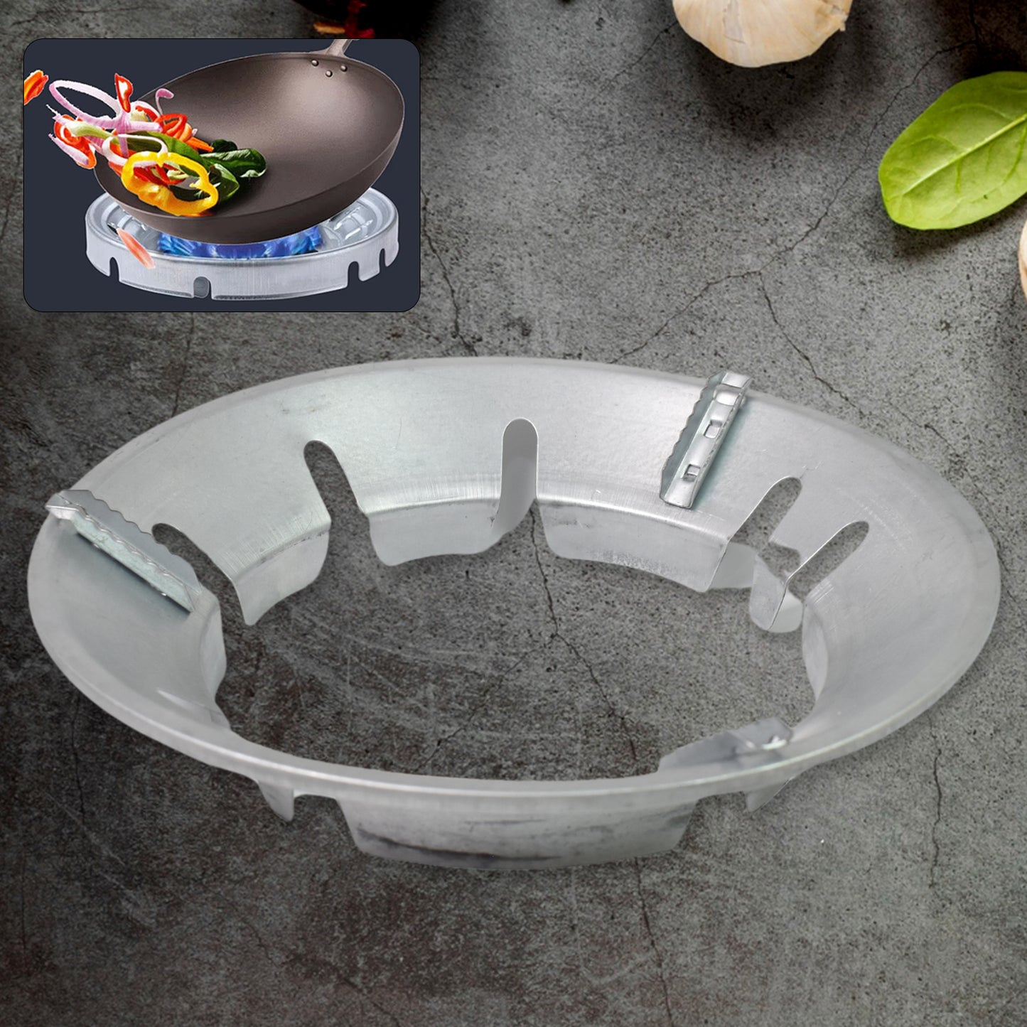 Gas Stove Burner Cover  Stand (221 Gm  1 Pc) - Happy Price - Image 2