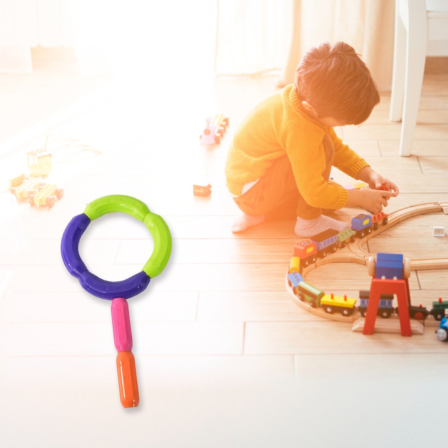 Magnetic Sticks Building Blocks Learning Toy For Kids (32 Pc) - Happy Price - Image 6