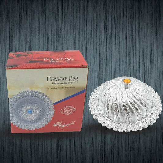 Multipurpose Storage Box with Lid for Dry Fruits, Mukhvas, Kitchen Use - 1 Pc - Happy Price - Image 1