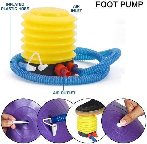 Portable Foot Air Pump With Hose - Happy Price - Image 2
