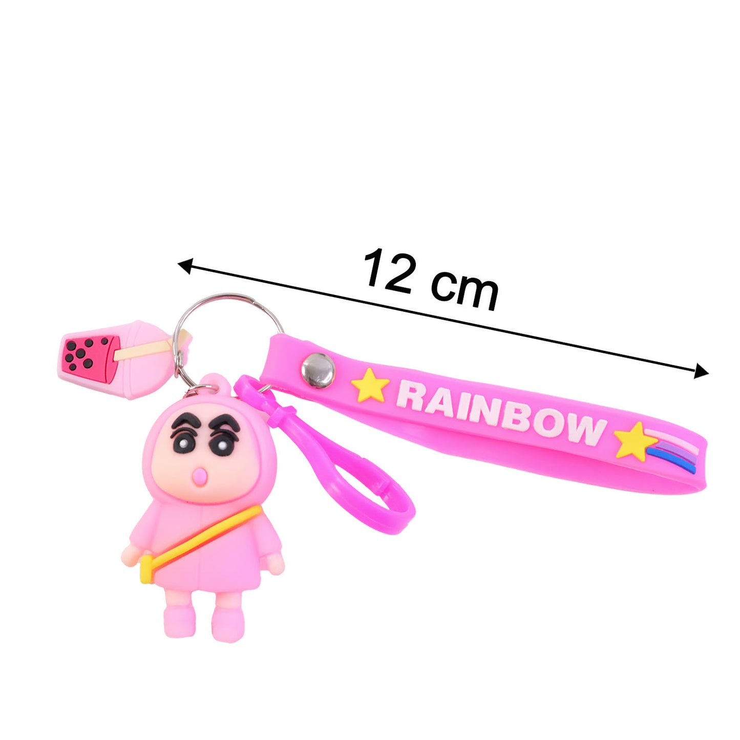 Cute Cartoon Character Rainbow Strap Keychain (1 Pc) - Happy Price - Image 5