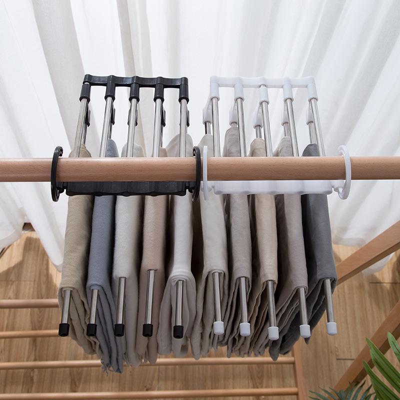 Adjustable Trouser Pants Hanger Organizer - Happy Price - Image 3