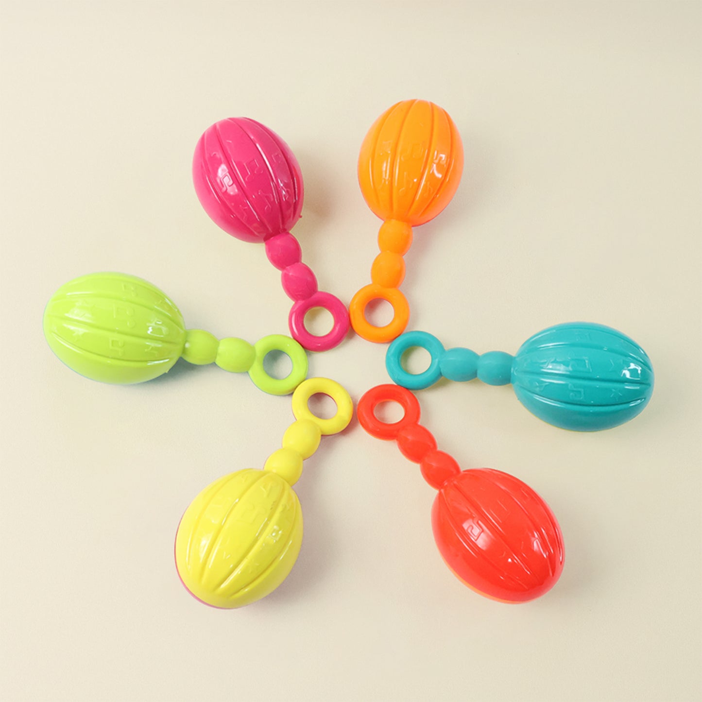 Baby Hand Rattle Toy - 6 Piece Set for Early Sensory Play - Happy Price - Image 6