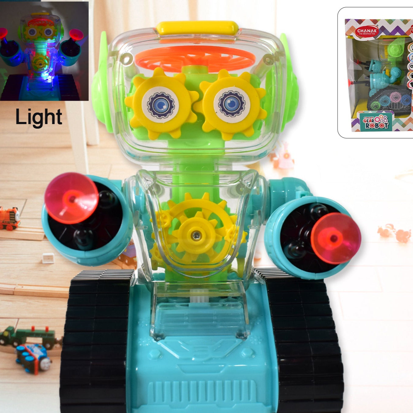 Gear Robot Car For Kids (1 Pc) - Happy Price - Image 1