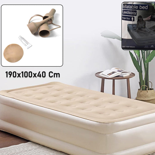 Portable Inflatable Bed Folding Lazy Bed (190x100x40 Cm  1 Pc) - Happy Price - Image 1